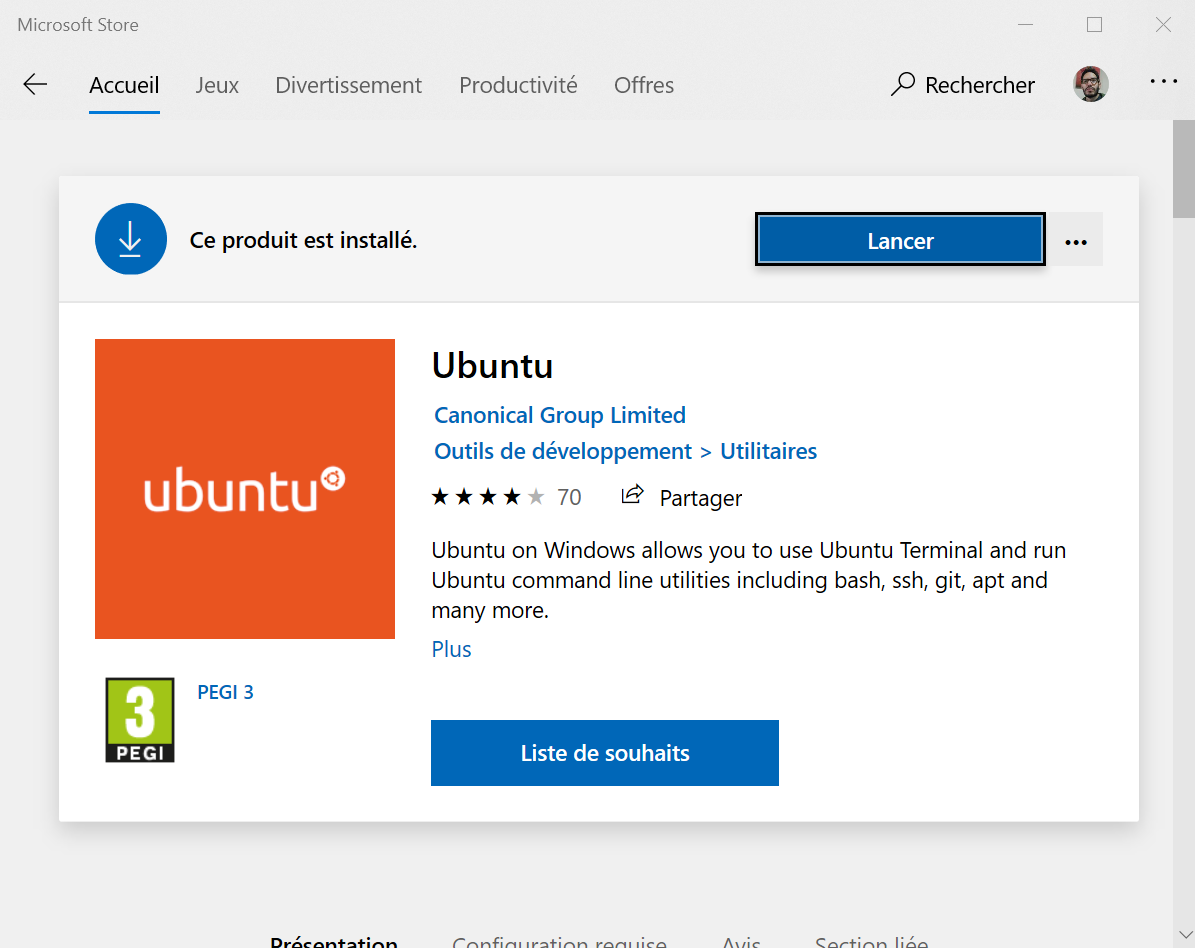Microsoft store ubuntu